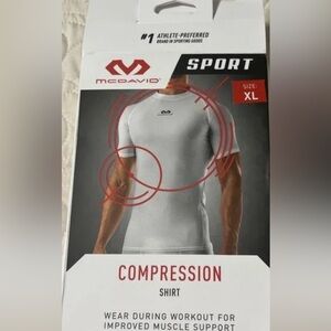 McDavid White Compression Shirt. Never worn.